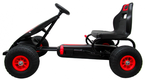 Gokart G8 Red, Vaikiškas Kartingas, Pripučiami Ratai