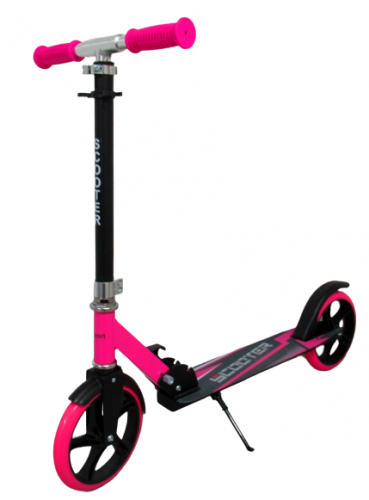 Didelis Motoroleris H5 Pink Sulankstomas R-sport 200 Mm Ratais Iki 100 Kg
