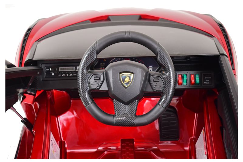 Originalus Lamborghini šienas, Minkšti Ratlankiai, Minkšta Sėdynė, Svyravimo Funkcija - Pilna Galimybė /qls6388