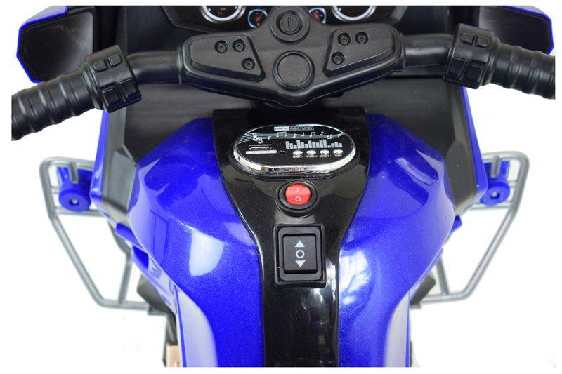 Greitaeigis Policijos Motociklas Su Gaidžiu, Minkštais Ratais, Garsais, Dviem Varikliais, Nuotolinio Valdymo Pulteliu/nt5188