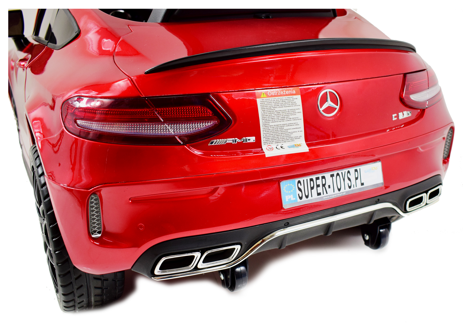 Mercedes C 63 S Coupe, Minkšta Sėdynė , Minkšti Ratai, Esw Sistema, 5 Taškų Saugos Diržai /qy-1588