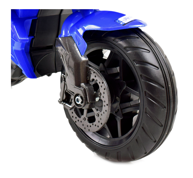 Mega Motociklas 3 Ratai - Minkšti Eva Ratai, Minkšta Dygsniuota Sėdynė/hs-5188