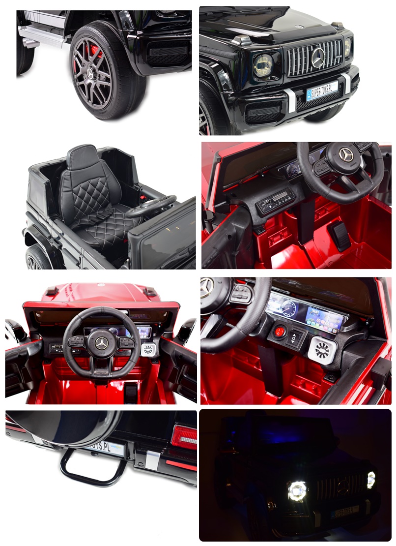 Mercedes G63 Amg, Minkšti Eva Ratlankiai, Minkšta Sėdynė, Pilna Parinktis/bbh0002