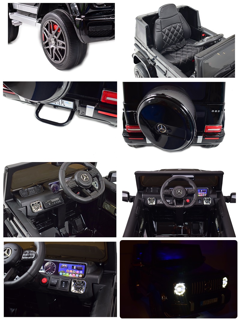 Mercedes G63 Amg, Minkšti Eva Ratlankiai, Minkšta Sėdynė, Poliruotas Lakas, Pilna Parinktis/bbh0003