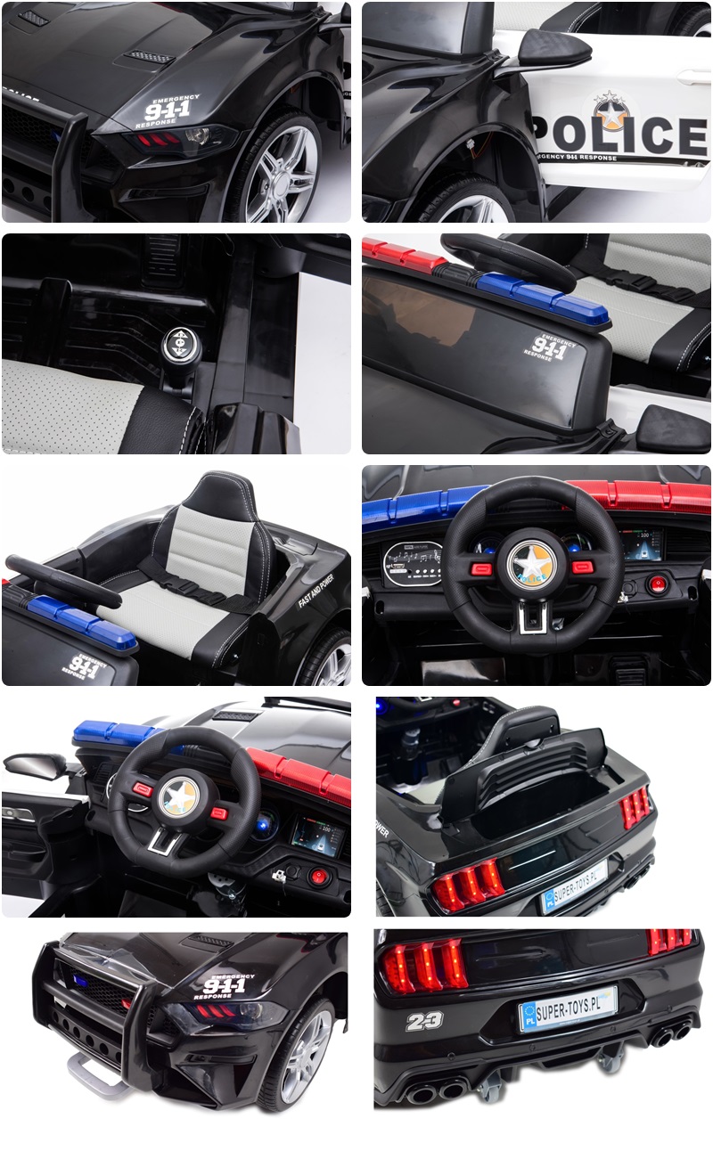 Policijos Automobilis, Garsai, Minkšti Eva Ratai, Minkšta Sėdynė/bbh0007