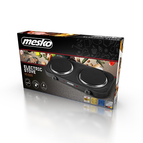 Mesko Kuchenka Ms6509 2 Degiklių Viryklė.