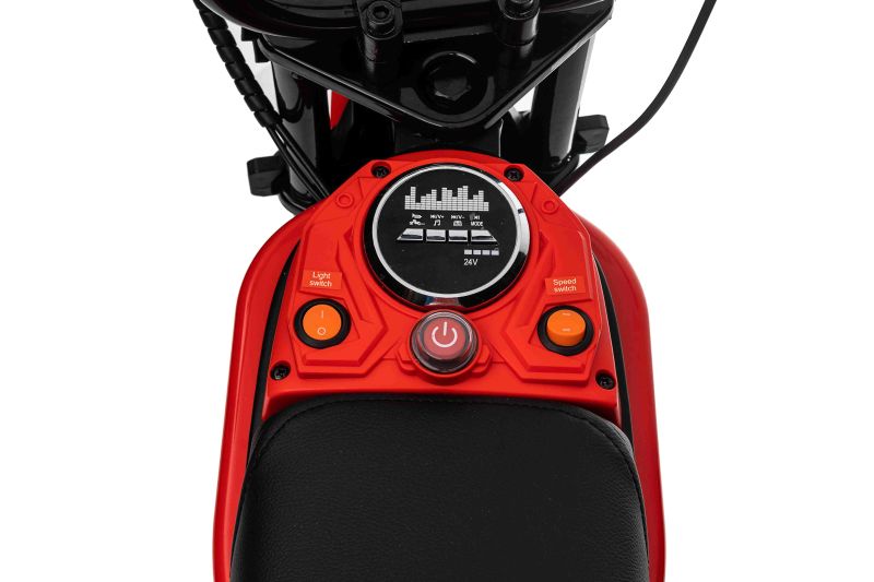 Puikus Krosinis Motociklas Max Lėtas Startas, 350 Vatų, Grandinė, Pripučiami Ratai, Plėvelė/sx2328