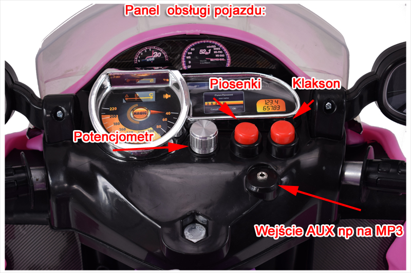 Motociklas Lenktynininkas Superstar Naujas Dizainas, Garsai, šviesos/wxe358d
