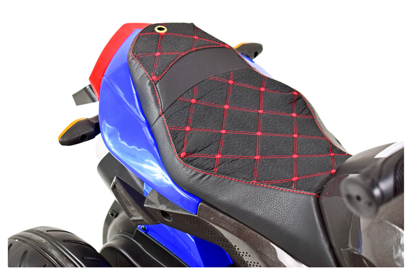 Mega Motociklas 3 Ratai - Minkšti Eva Ratai, Minkšta Dygsniuota Sėdynė/hs-5188