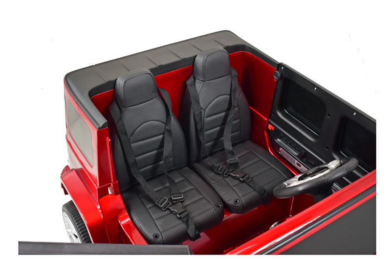 Mercedes G63 Amg 2 Vaikams, 24v, 4x4, Minkšti Eva Ratlankiai, Minkšta Sėdynė, Poliruotas Lakas, Pilna Komplektacija/s-307