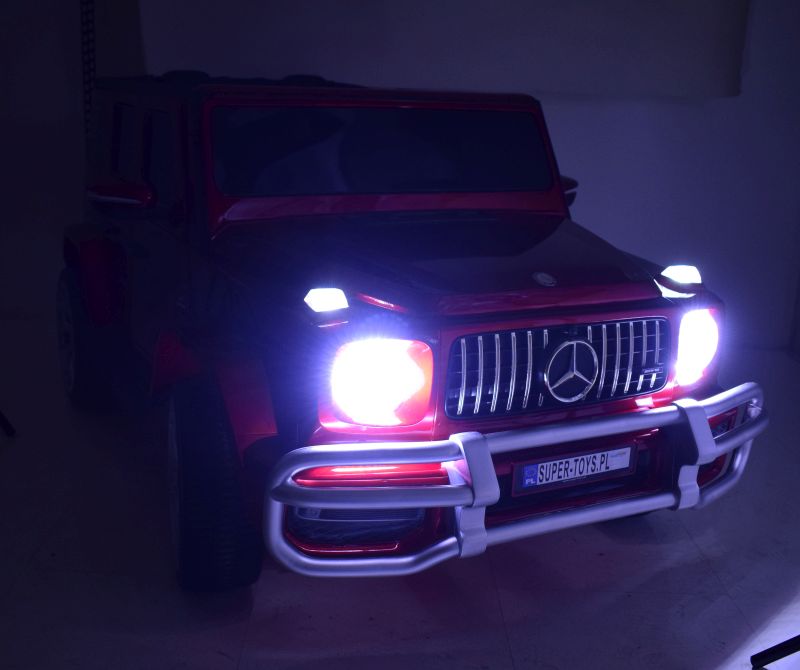 Mercedes G63 Amg 2 Vaikams, 24v, 4x4, Minkšti Eva Ratlankiai, Minkšta Sėdynė, Poliruotas Lakas, Pilna Komplektacija/s-307