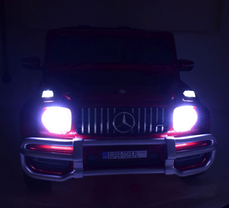 Mercedes G63 Amg 2 Vaikams, 24v, 4x4, Minkšti Eva Ratlankiai, Minkšta Sėdynė, Poliruotas Lakas, Pilna Komplektacija/s-307