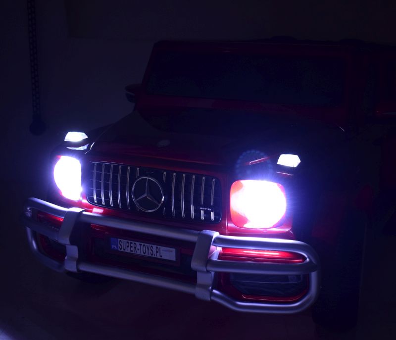 Mercedes G63 Amg 2 Vaikams, 24v, 4x4, Minkšti Eva Ratlankiai, Minkšta Sėdynė, Poliruotas Lakas, Pilna Komplektacija/s-307