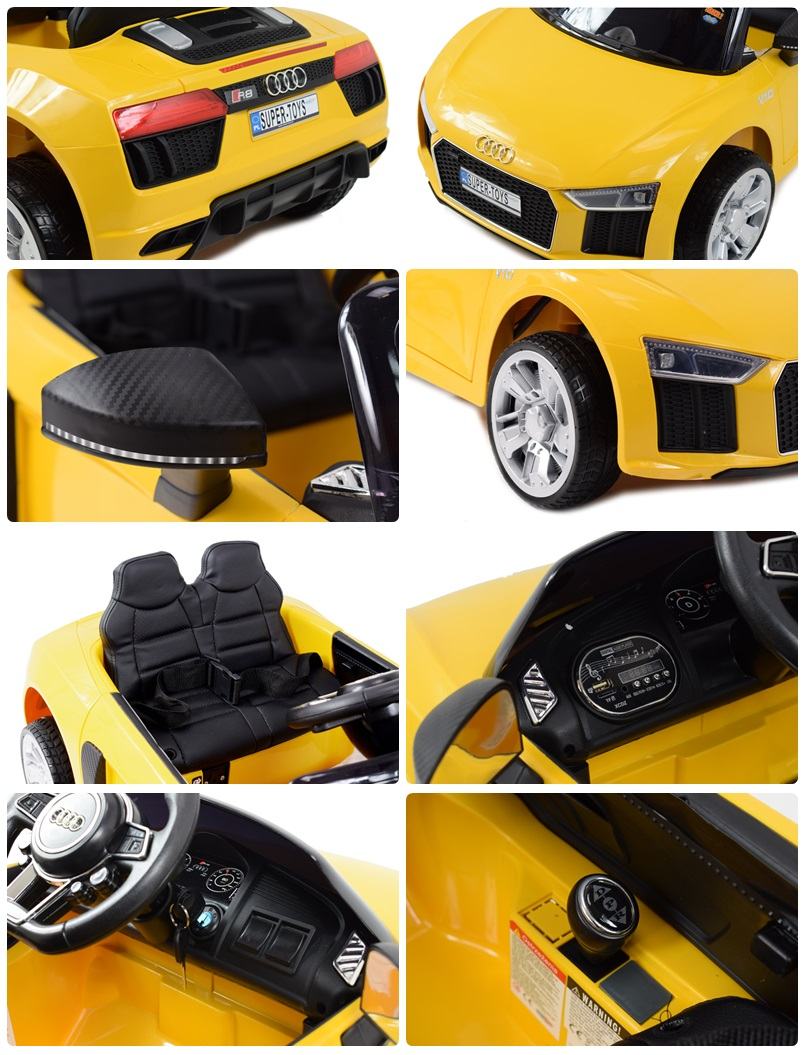 Naujausia Originali Audi R8 Licencijuota Minkšta Sėdynė, Minkšti Ratai Super Kokybė/hl1818