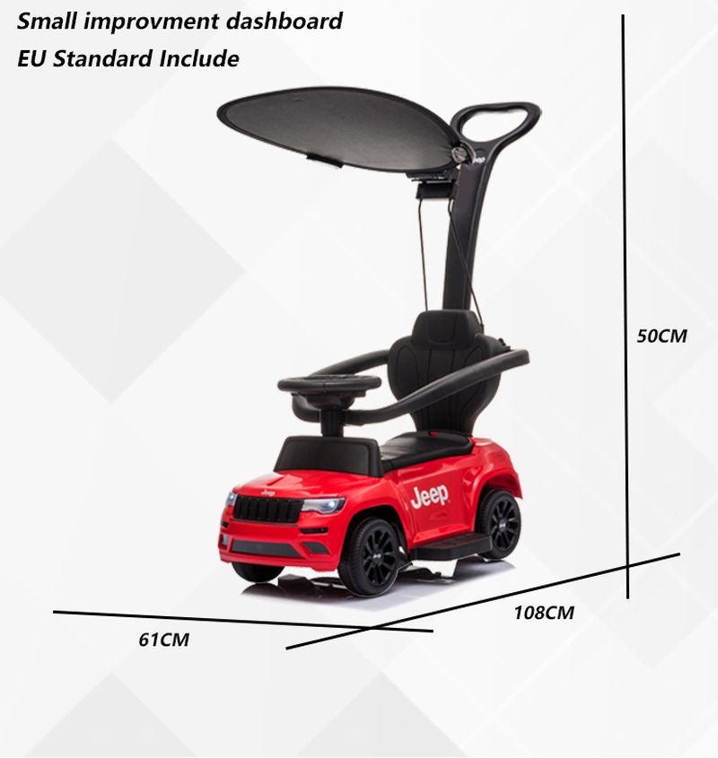 Važiuoklė, Stumiamas Dviratis, Stumiama, Akumuliatorinė Transporto Priemonė Jeep Cherokee, Stoglangis, Garsai/jq606