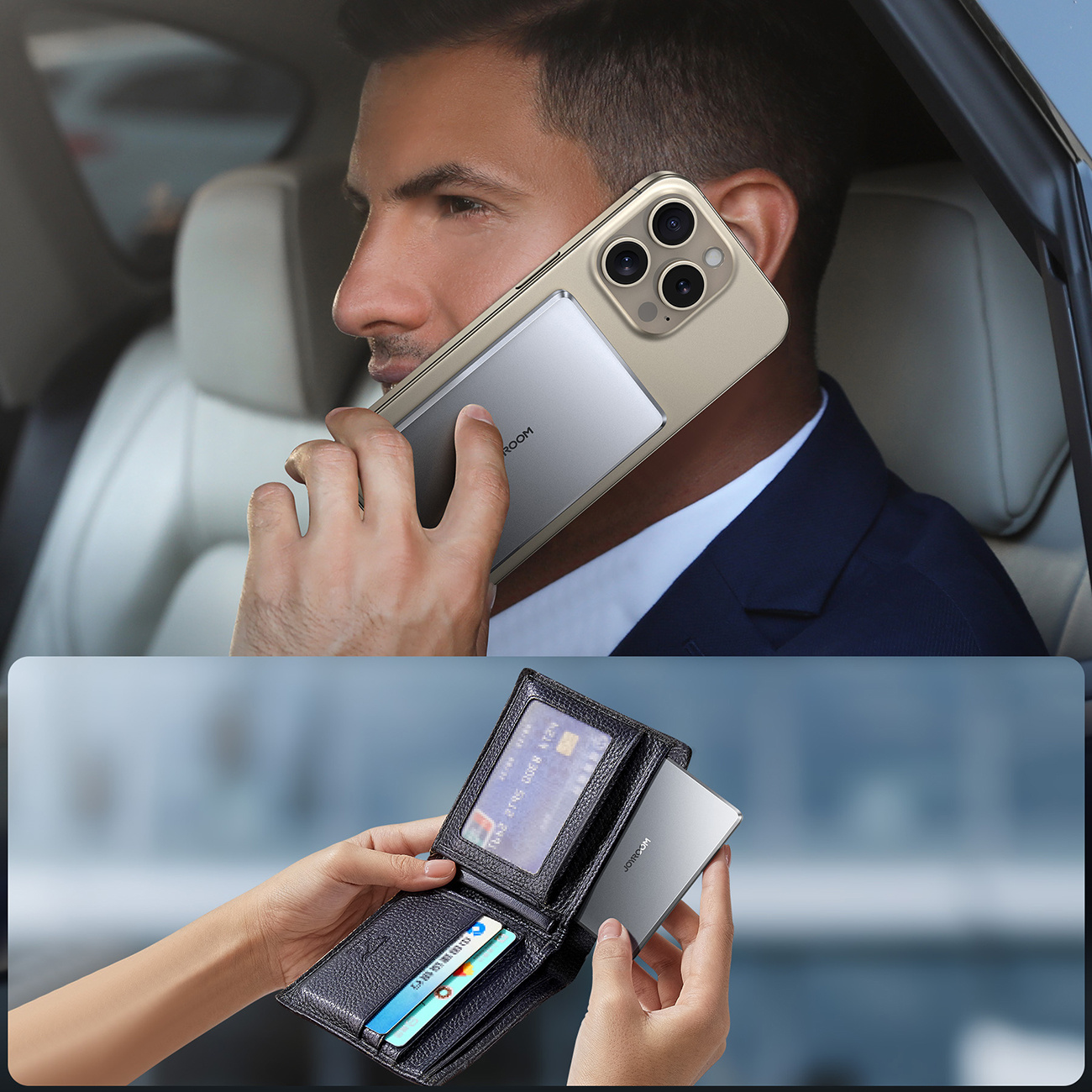 Powerbank 5000mah Usb-c 20w Pd Ir 15w Indukcinis įkrovimas - Pilkas