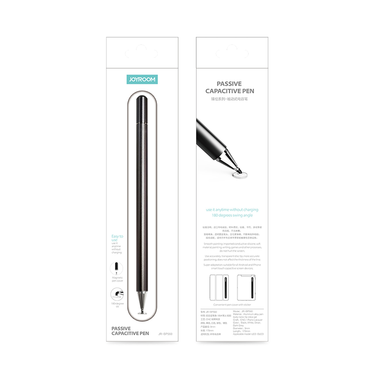 "stylus Excellent" Serijos Pasyvusis Rašiklis Lcd Ir Oled Ekranams - Juodas
