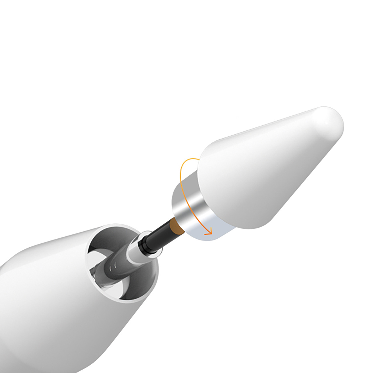 Aktyvus Rašiklis "stylus", Universalus "android" Ir "ios" Usb-c - Baltas