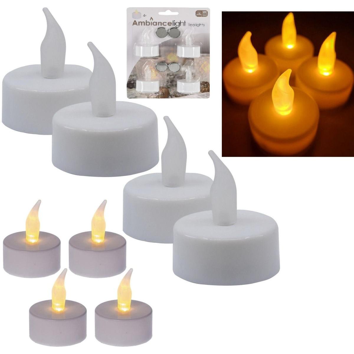 4 Led Arbatinių žvakių Rinkinys