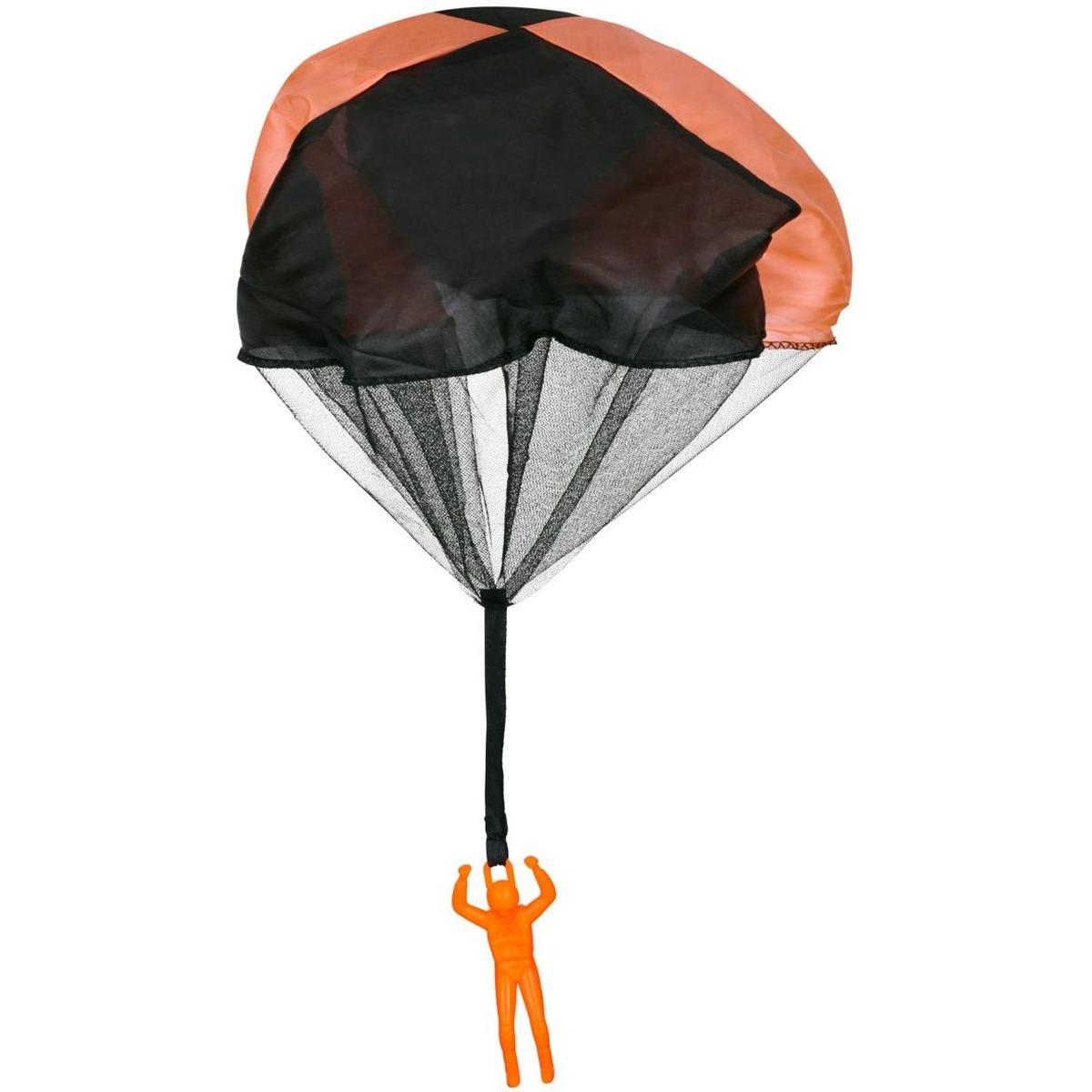 Skraidanti Parašiutininko Figūrėlė 50 Cm - Oranžinė