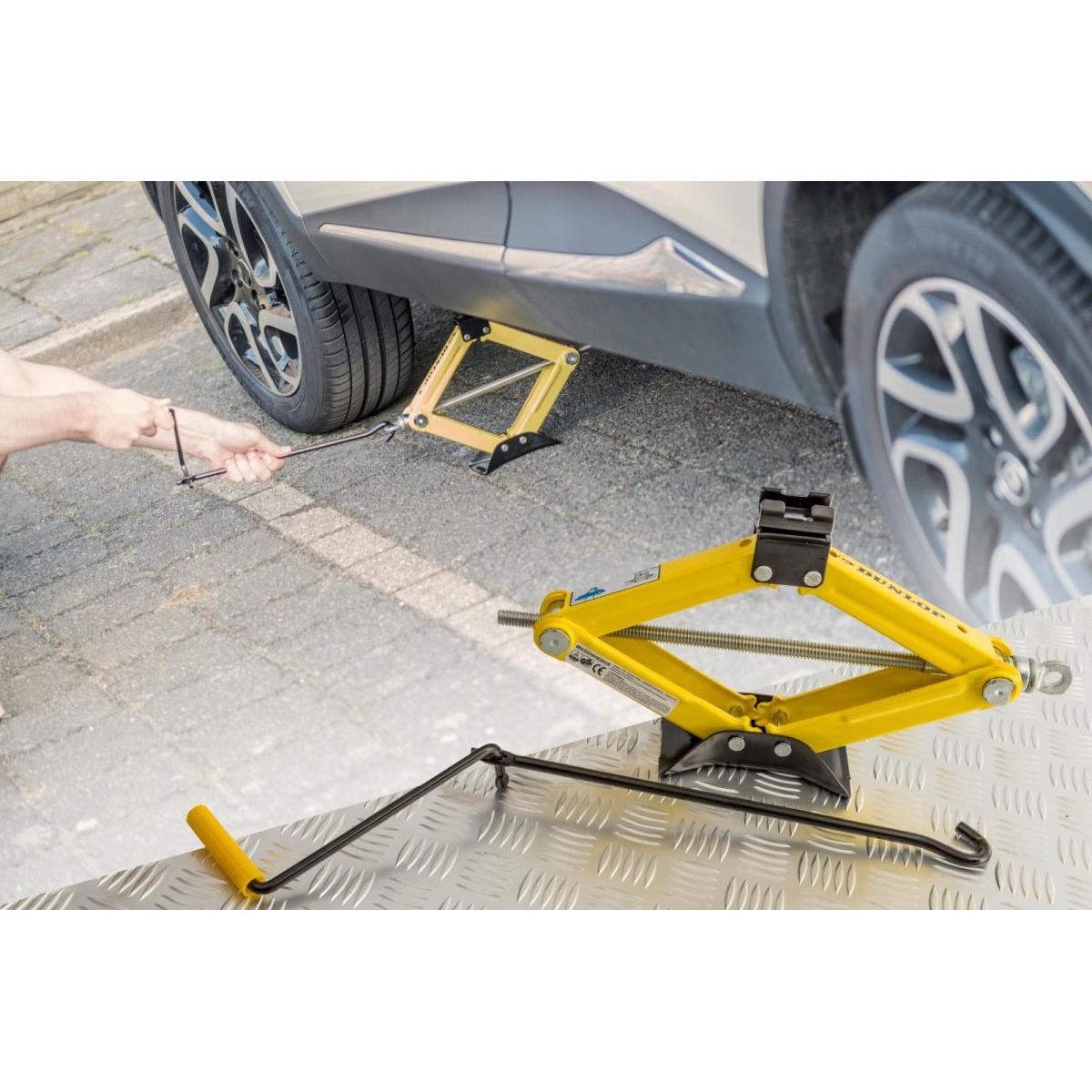 Automobilių Domkratas Lizdas Trapecijos Dunlop 1500kg
