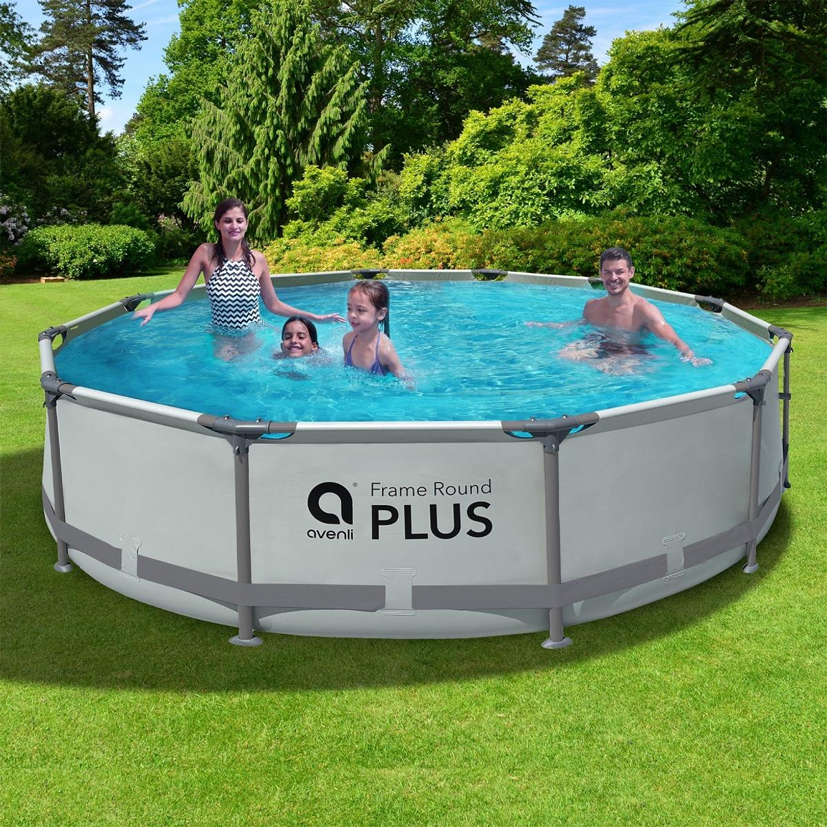 Ovalus Baseino Rėmas 366x76cm Ultra Stiprus 12016v63