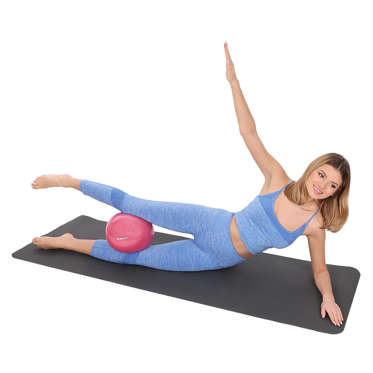 Fitneso Kamuolys 25 Cm Rožinės Spalvos Enero Fit