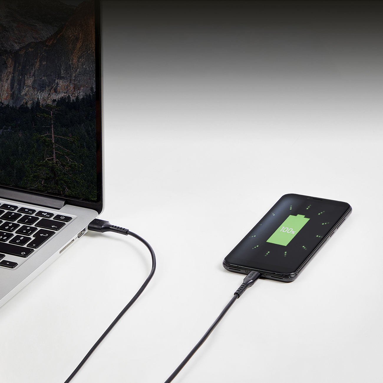 Kabelis Usb-a - Micro-usb 2 M - Juodas