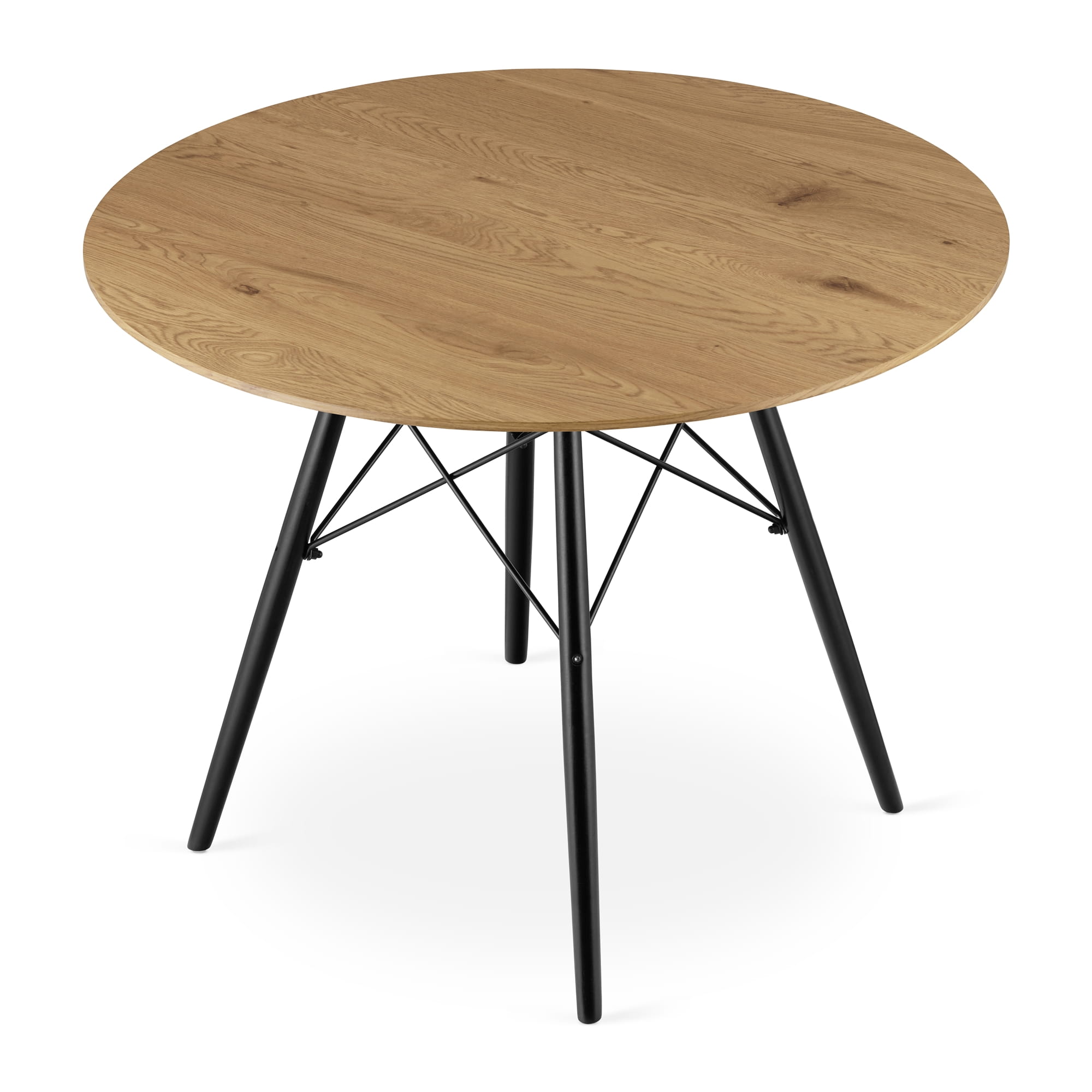 Todi Apvalus 100 Cm Stalas - ąžuolas