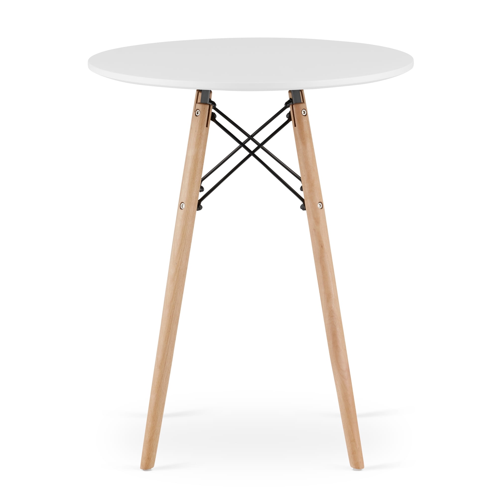 Todi Apvalus 60 Cm Stalas - Baltas
