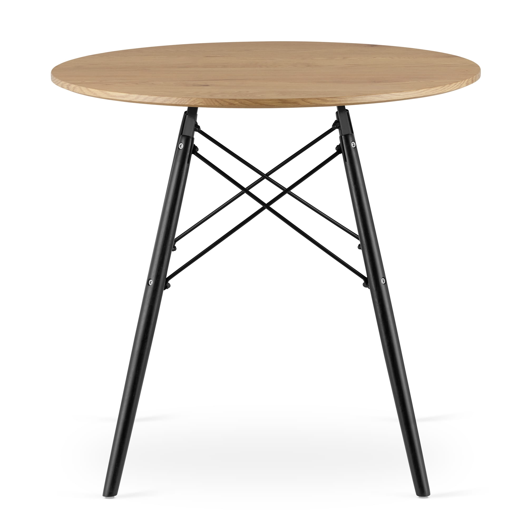Todi Stalas Apvalus 80 Cm - ąžuolas
