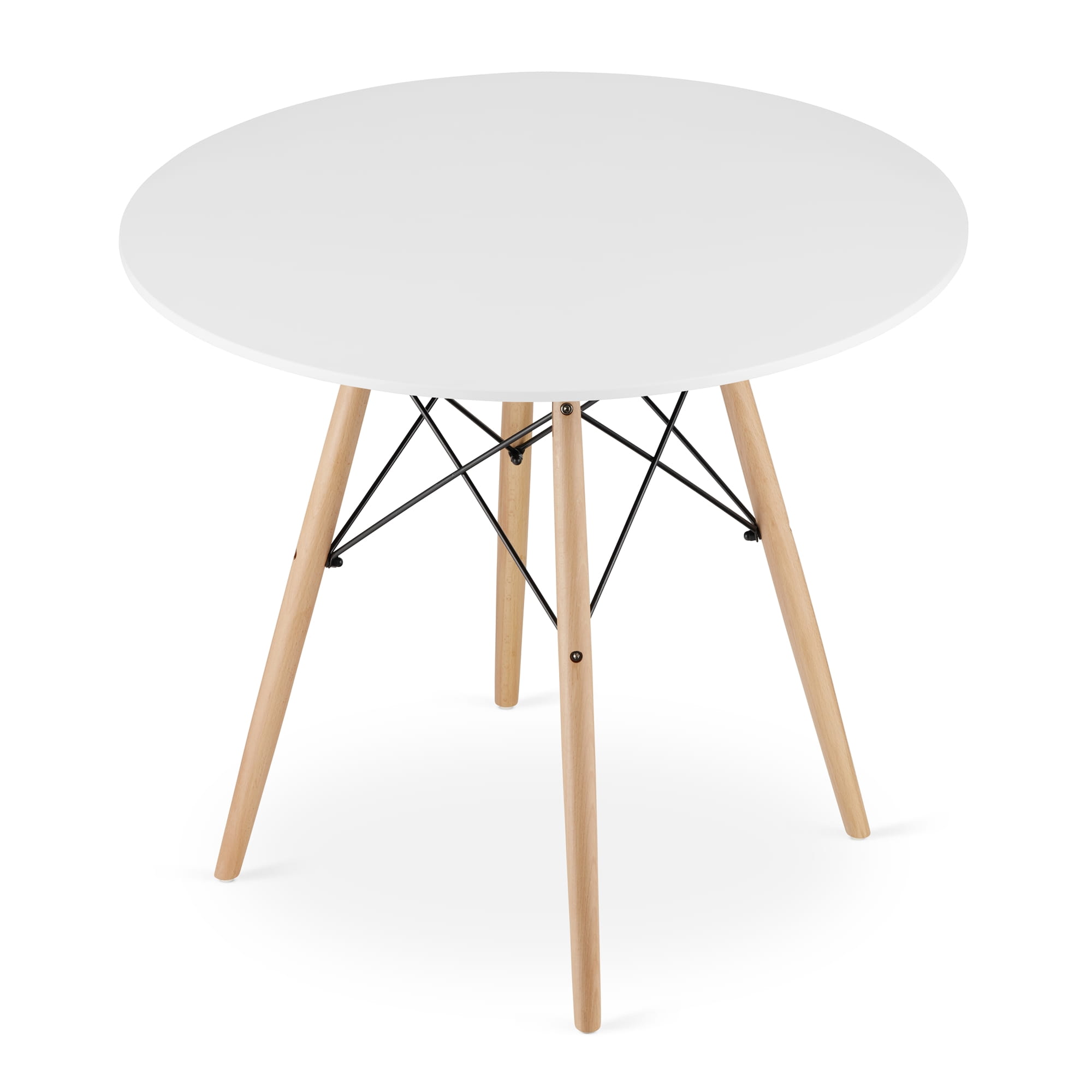 Todi Apvalus 90 Cm Stalas - Baltas
