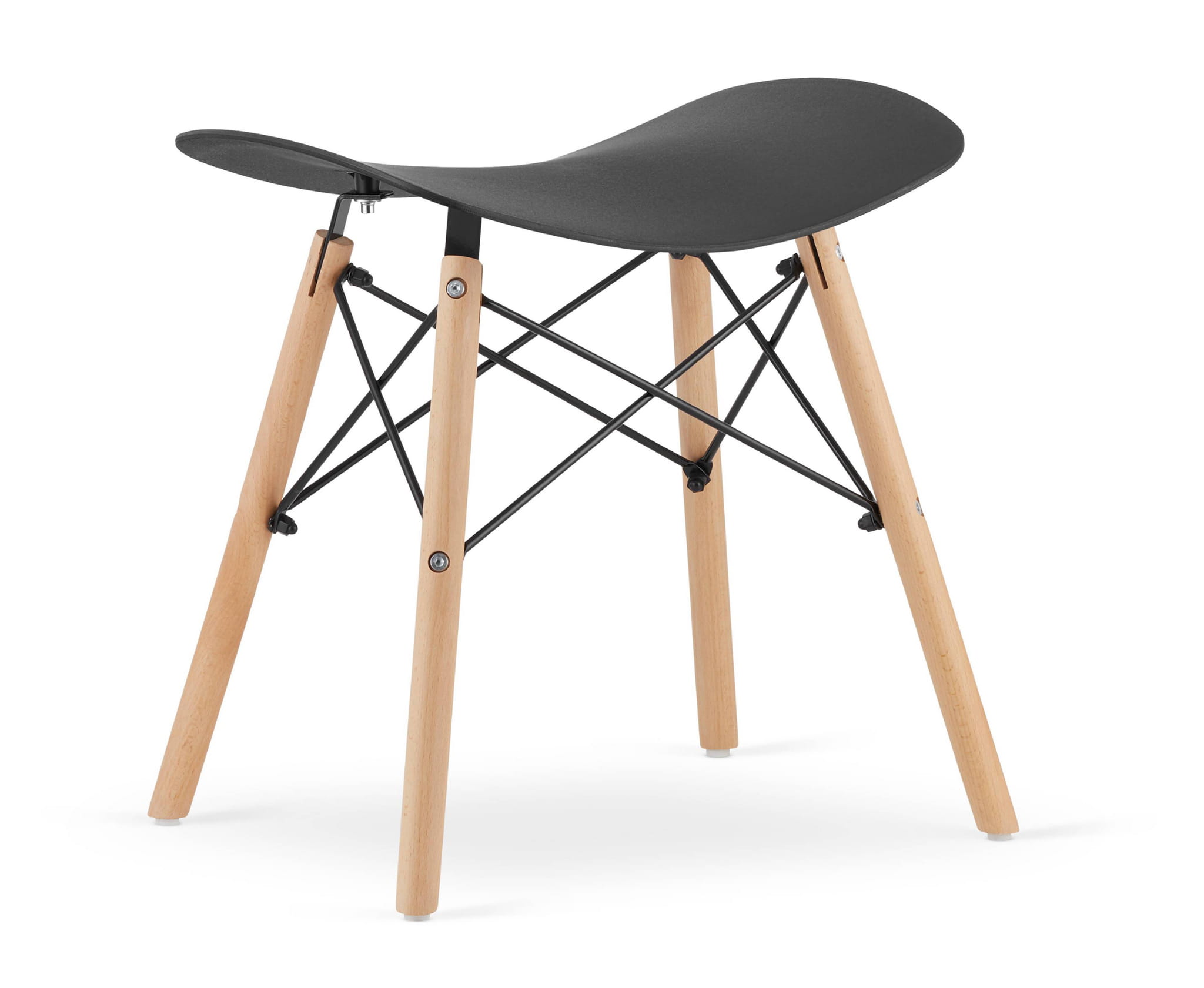 Korfu Taburetė - Juoda X 3