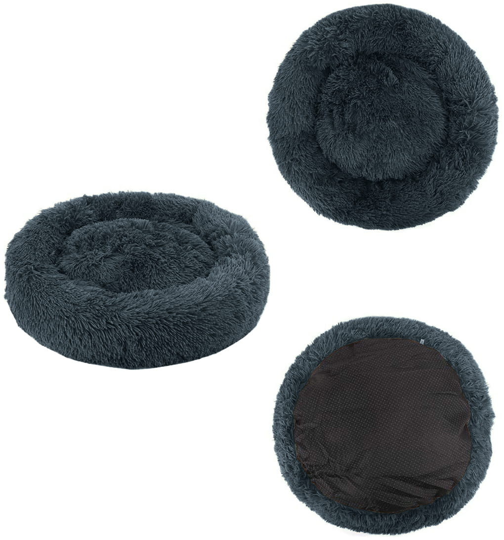 Pliušinis Lopinėlis L 80 Cm - Tamsiai Pilkas X 9