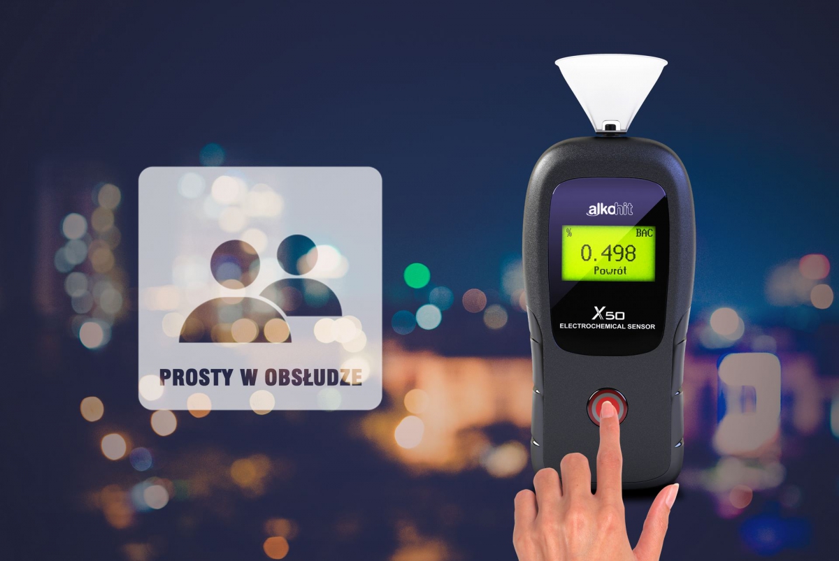 Alkohit X50 Alkotesteris Aliumininiame Dėkle