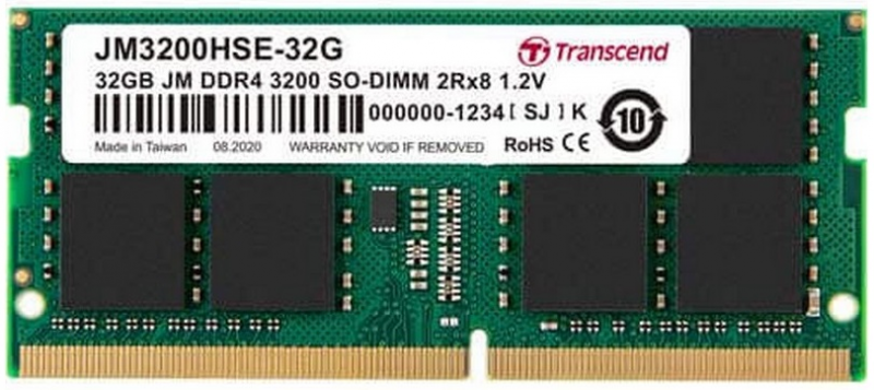 Atmintis Transcend (sodimm/ddr4/32 Gb/3200mhz/1.2v/22 Clcl/single ...