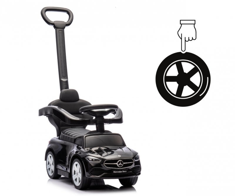 Milly Mally Automobilis Su Rankena Mercedes C-class Deluxe Black