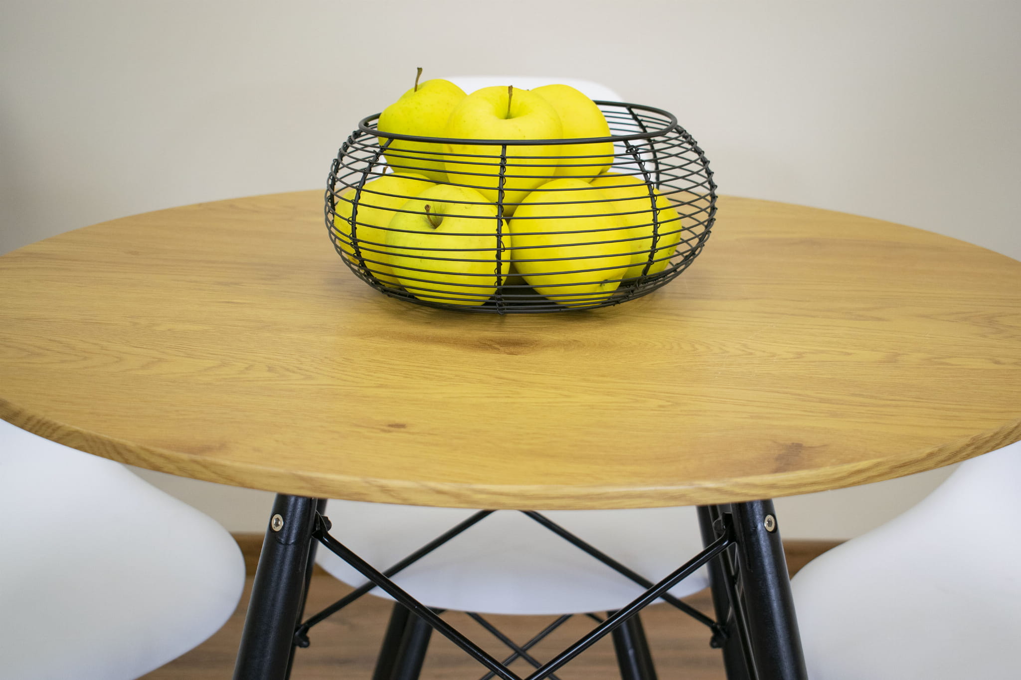 Todi Stalas Apvalus 80 Cm - ąžuolas