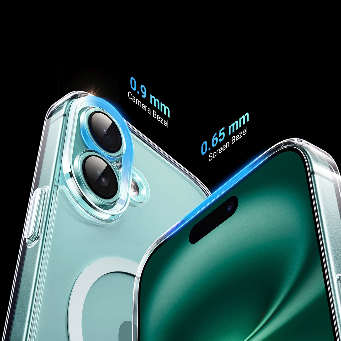 "iphone 16 Plus" Dėklas "classy Clear Magnetic" Su "magsafe" - Skaidrus
