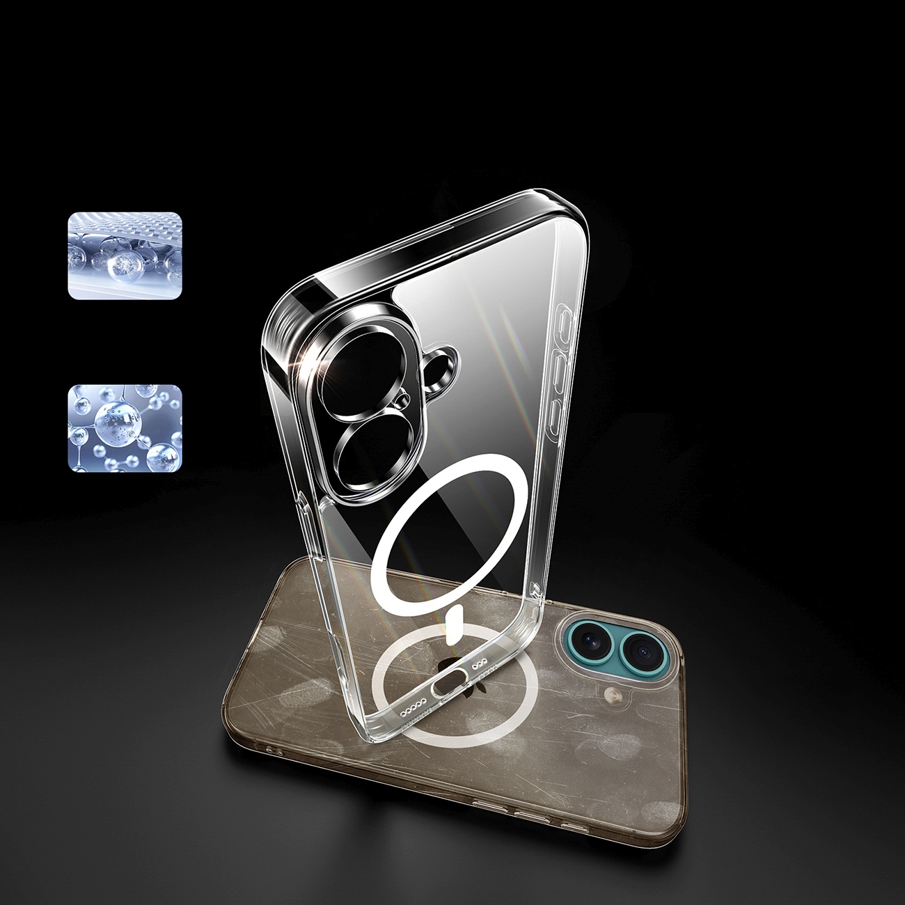 "iphone 16 Plus" Dėklas "classy Clear Magnetic" Su "magsafe" - Skaidrus