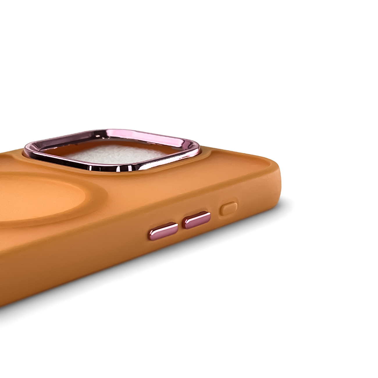 "samsung Galaxy S24 Fe" Madingas Dėklas Su "magsafe" - Oranžinis