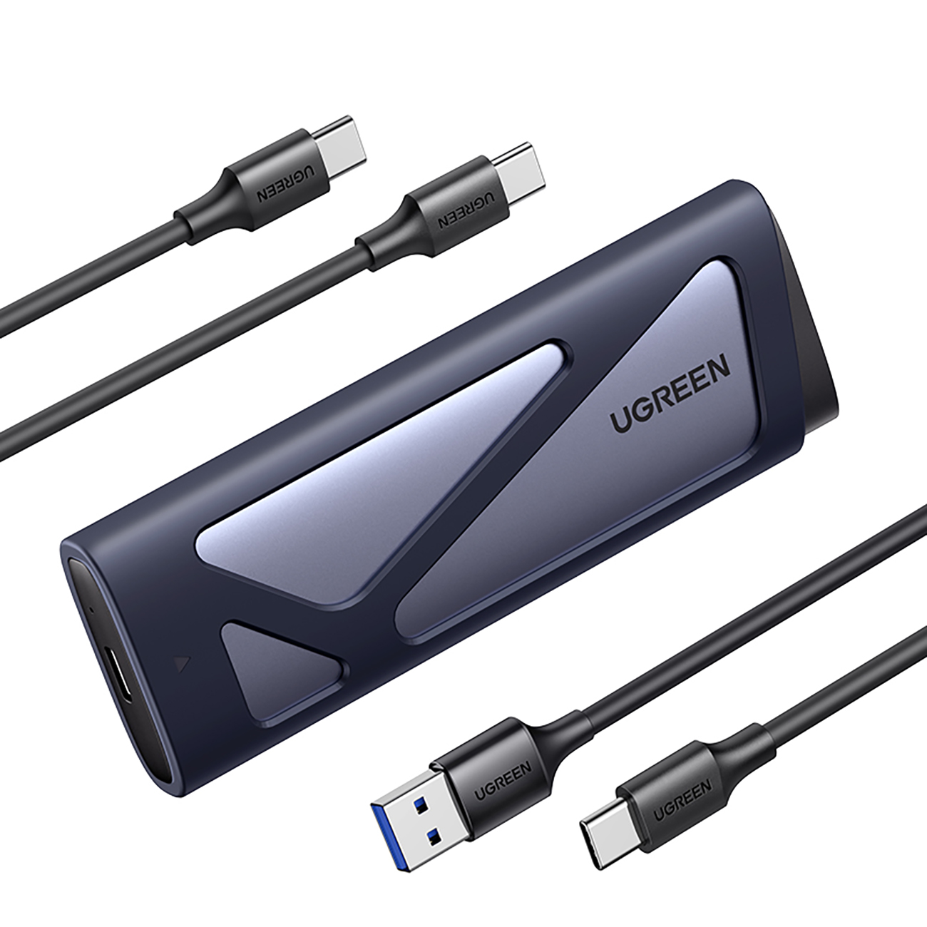 M.2 Nvme/sata Ssd Korpusas - Sidabrinis