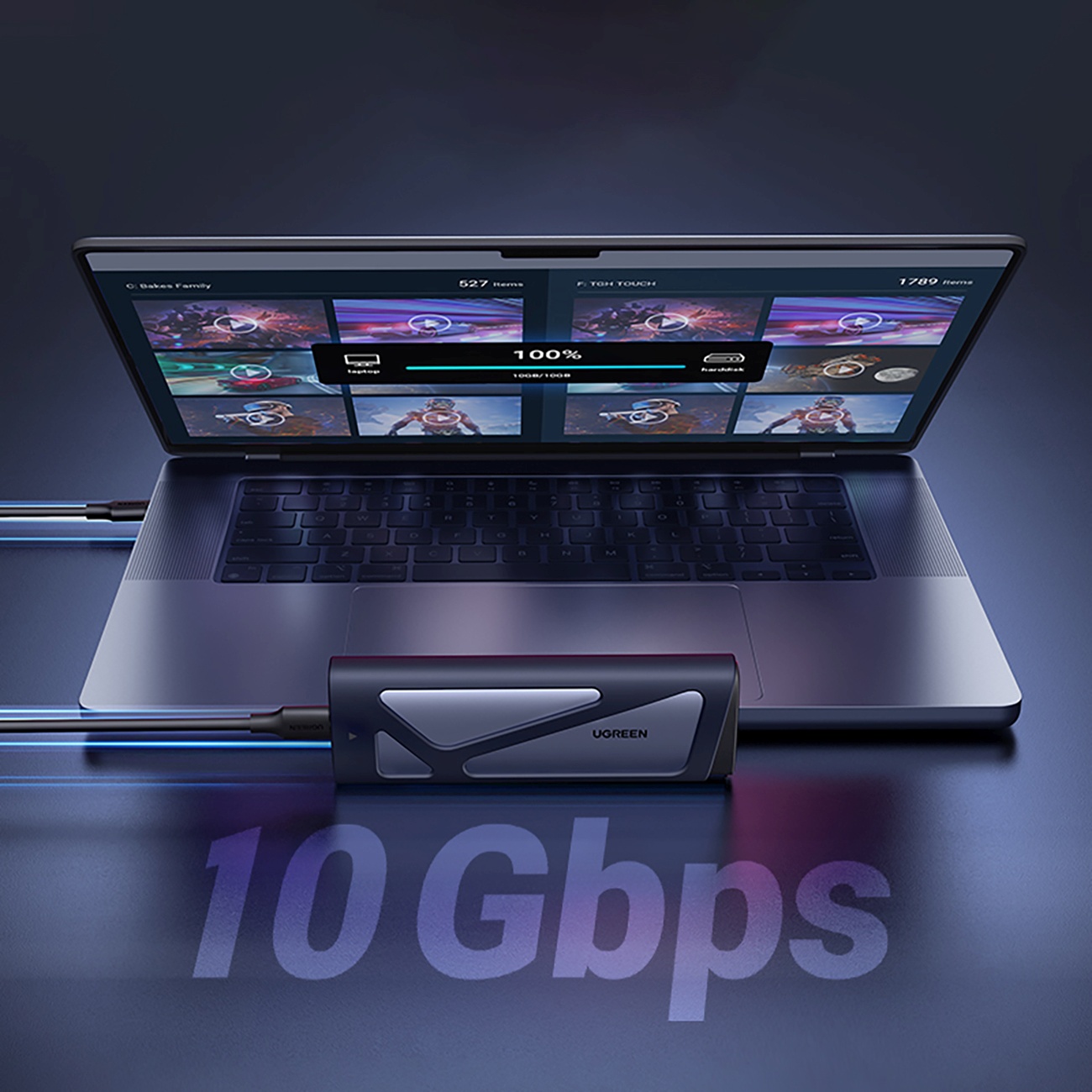 M.2 Nvme/sata Ssd Korpusas - Sidabrinis