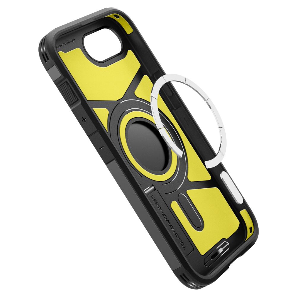 Dėklas "iphone 16e" Su Stovu "tough Armor Magsafe" - Juodas