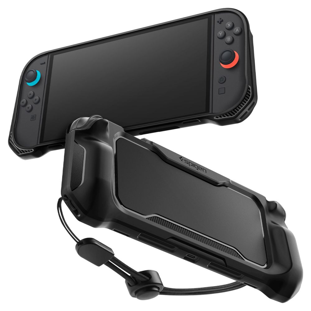 "nintendo Switch 2 Rugged Armor" Dėklas - Matinės Juodos Spalvos