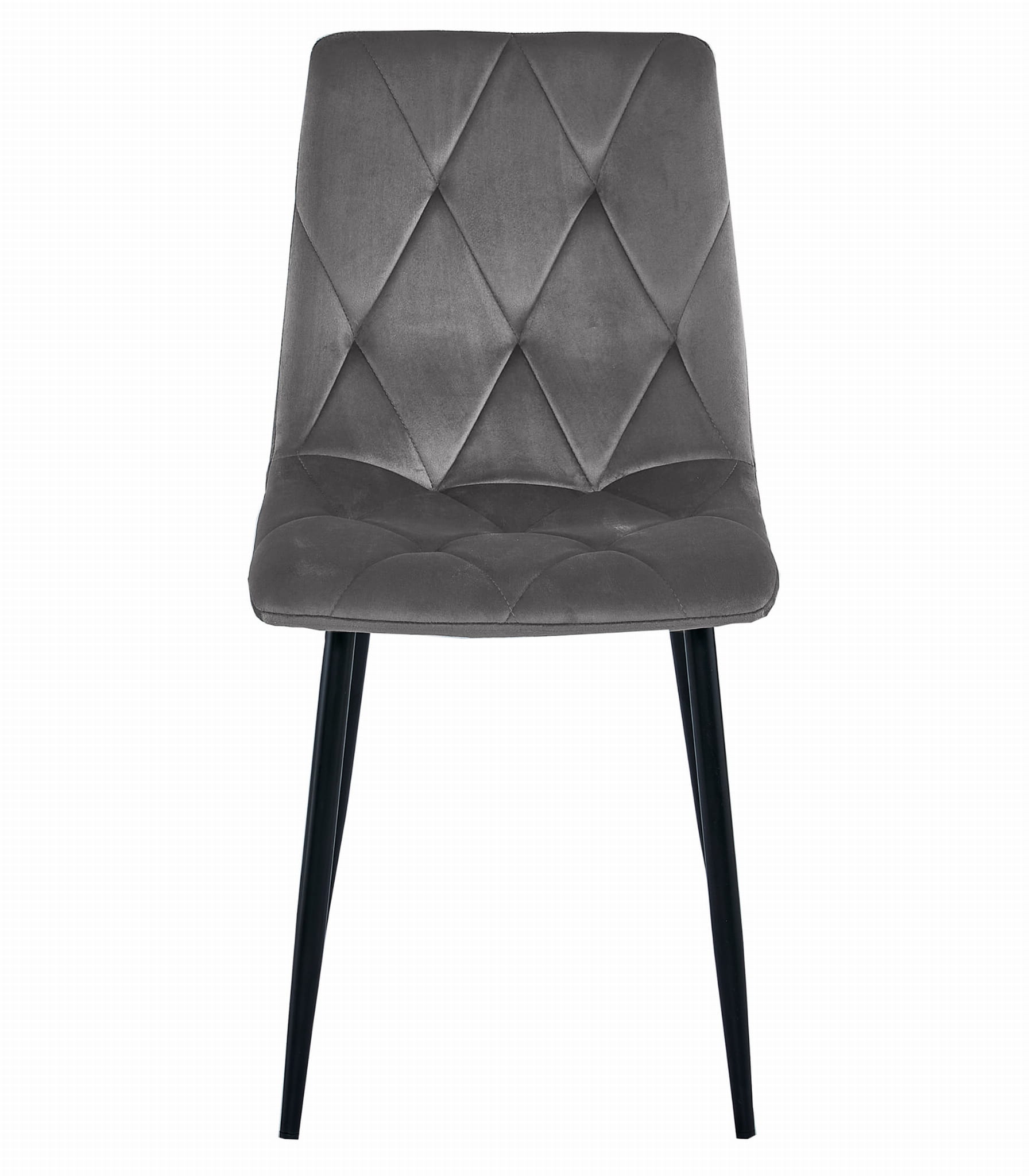 Komplektas Stalas Np 120x80 Craft Juodas + 4 Kėdės Libra Pilka