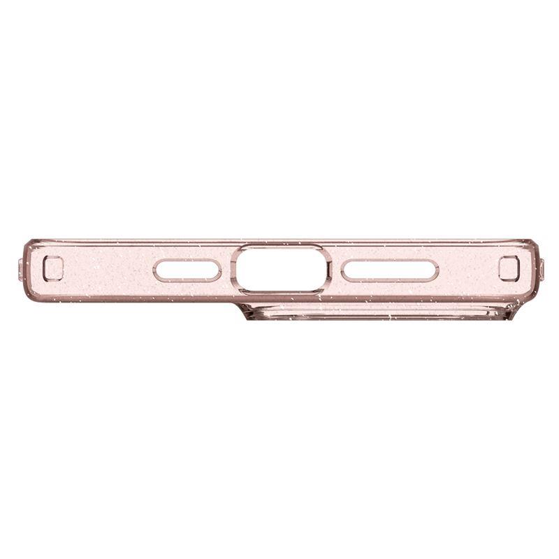 Dėklas "iphone 15 Pro Max" Su Skystųjų Kristalų Blizgučiais - Rožinis Skaidrus