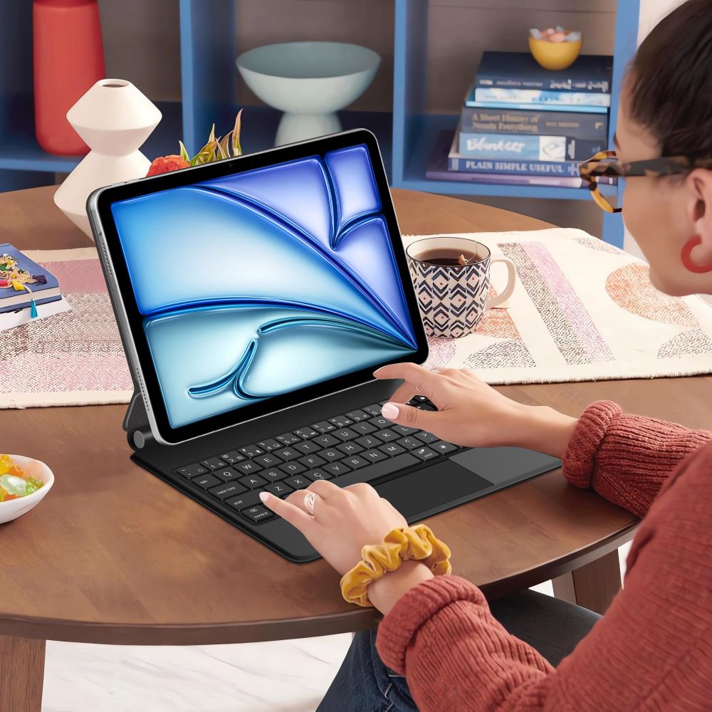 Dėklas Su Klaviatūra, Skirtas "ipad Air" 10,9'' 2020 / 2022 / "ipad Air" 11'' 2024 / 2025 "smartcase Magnetic" - Juodas