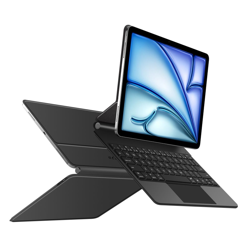 Dėklas Su Klaviatūra, Skirtas "ipad Air" 10,9'' 2020 / 2022 / "ipad Air" 11'' 2024 / 2025 "smartcase Magnetic" - Juodas