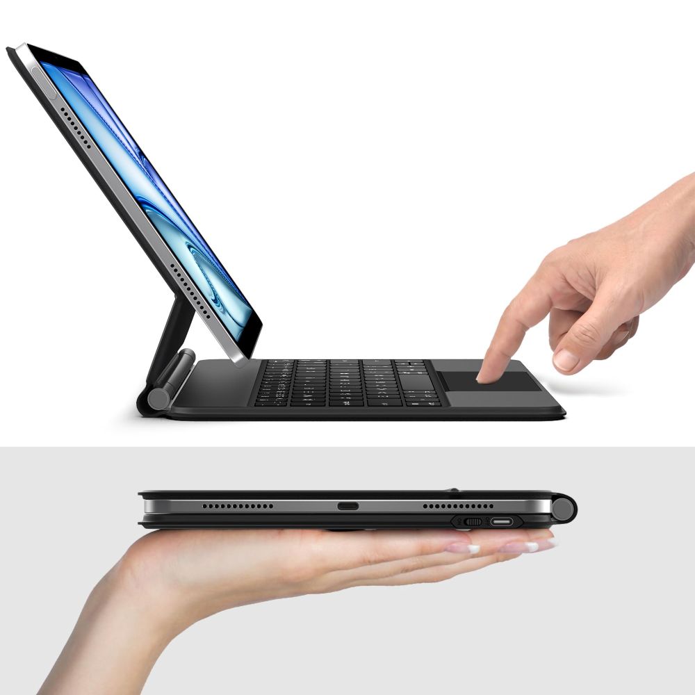 Dėklas Su Klaviatūra, Skirtas "ipad Air" 10,9'' 2020 / 2022 / "ipad Air" 11'' 2024 / 2025 "smartcase Magnetic" - Juodas
